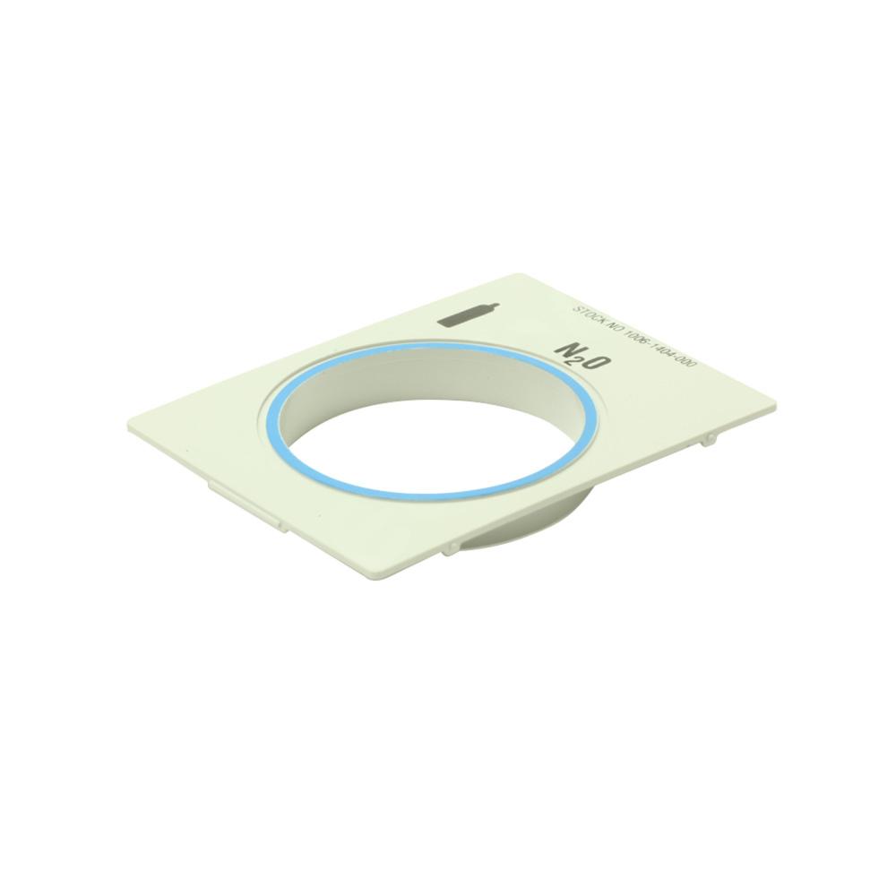 Cover Gas Identification N2O Pad Painted Blue Cylinder Cover Gas Identification N2O Pad Painted Blue Cylinder
