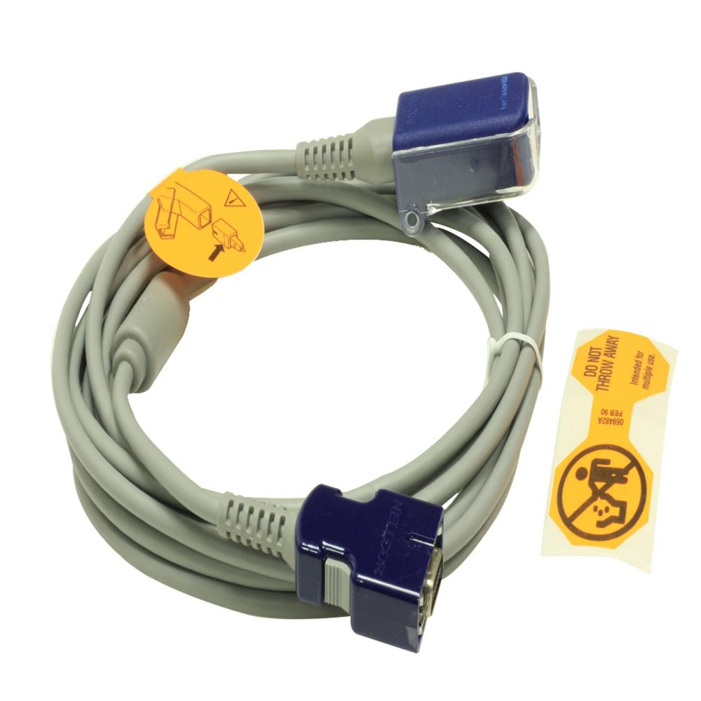 Cabo adaptador de SpO2 NELLCOR - DOC10- 2,9 m - para DINAMAP Pro 1000 v2, Pro e ProCare, Único. Cabo adaptador de SpO2 NELLCOR - DOC10- 2,9 m - para DINAMAP Pro 1000 v2, Pro e ProCare, Único.