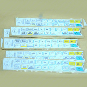 Teclado de membrana para monitor ProCare B20 v2 e B40 v3 Teclado de membrana para monitor ProCare B20 v2 e B40 v3
