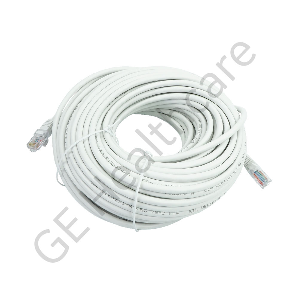 Cable Assembly RJ45 White 100ft