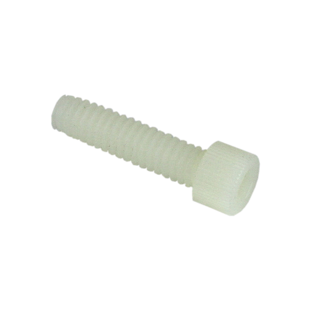 01/4-20 x 1.000 Long Hexagonal Socket HD Nylon Natural Color 01/4-20 x 1.000 Long Hexagonal Socket HD Nylon Natural Color