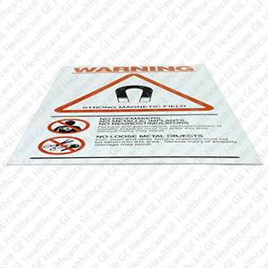 Security Zone Warning Sign - Strong Magnetic Field