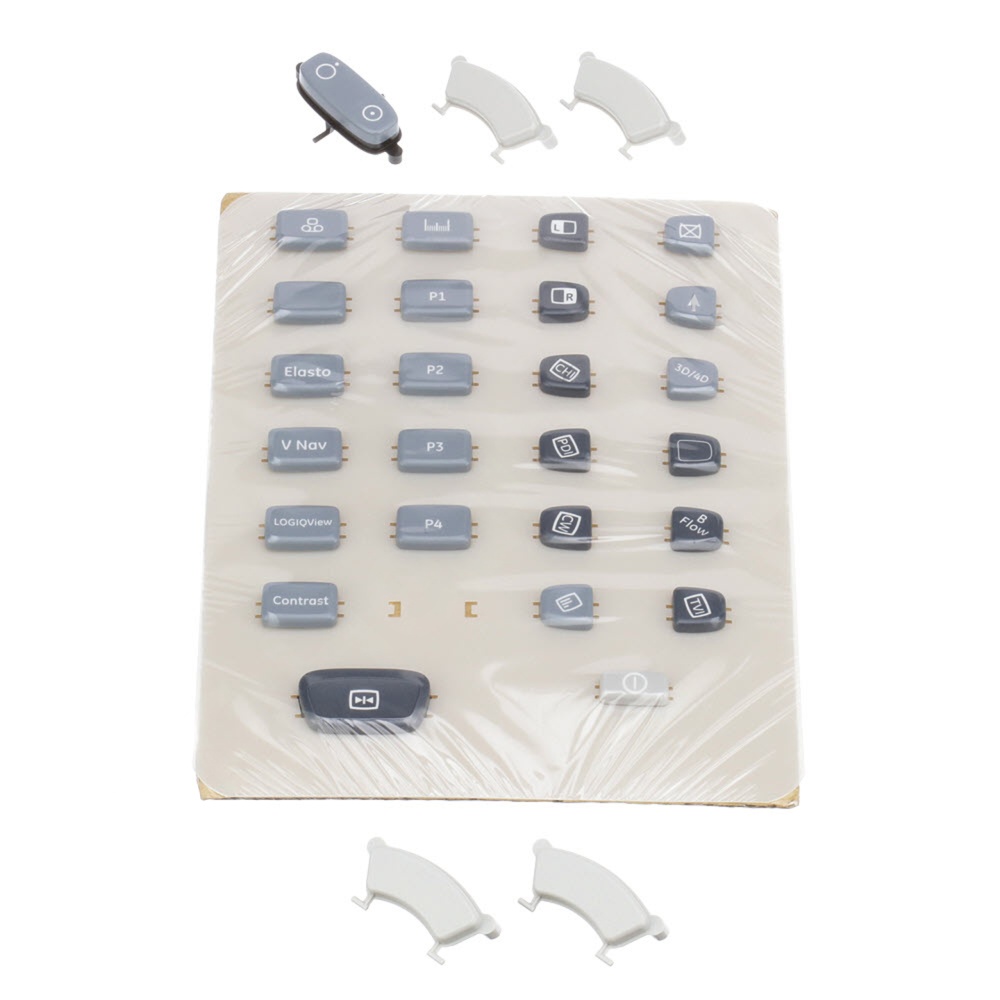 Button Cap Kit LOGIQ E9 with Bflow - Improved plastic Button Cap Kit LOGIQ E9 with Bflow - Improved plastic