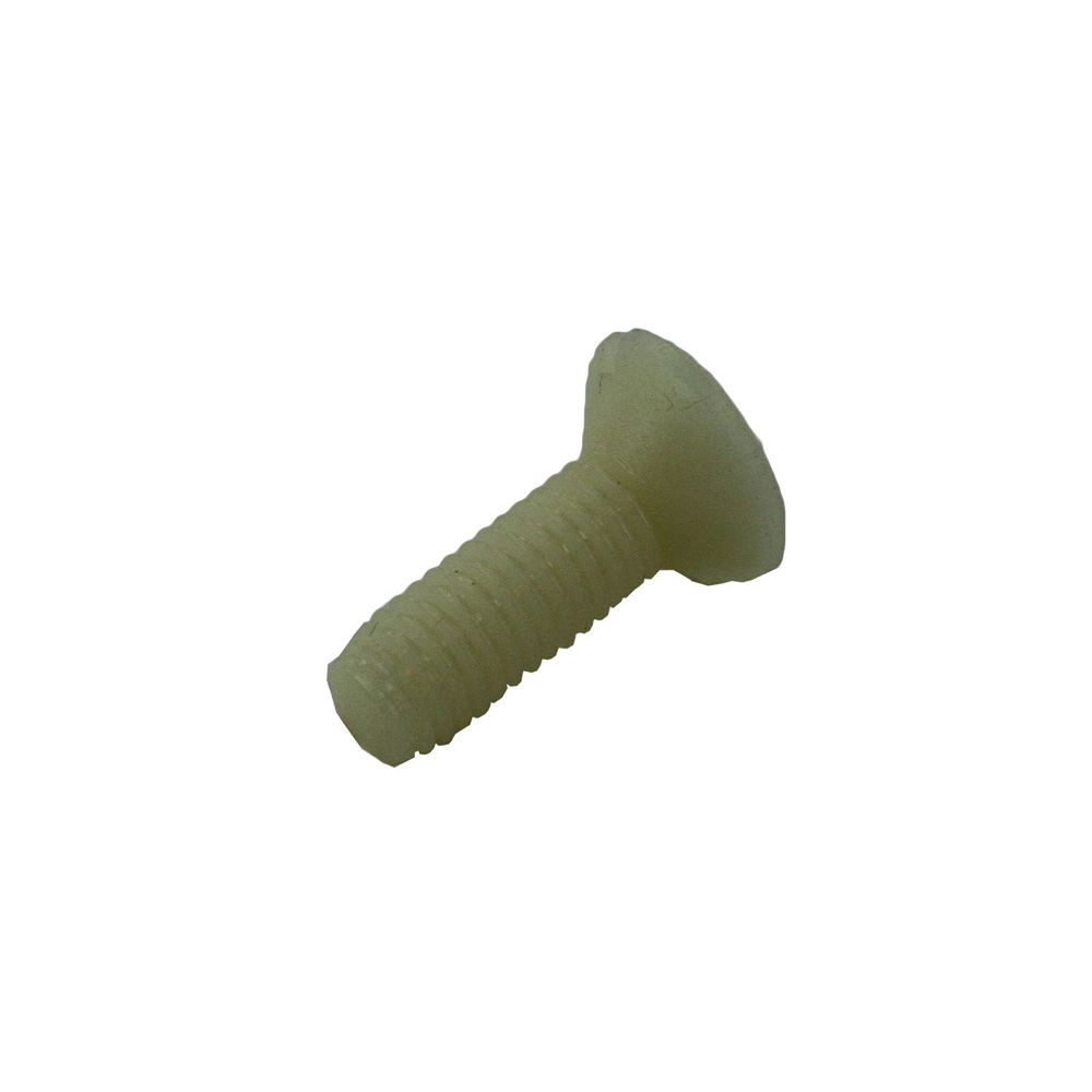 WHITE NYLON SCREW FOR COIL BASE WHITE NYLON SCREW FOR COIL BASE